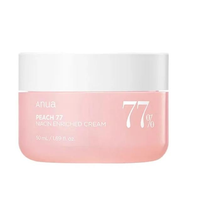 Anua Peach 77 Crema enriquecida de niacina.